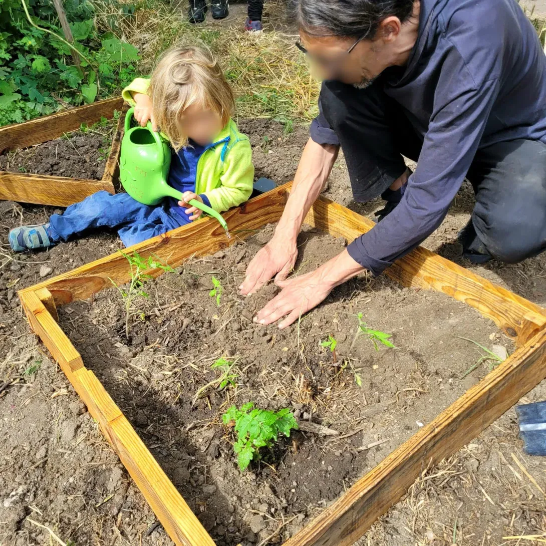 Familles au Jardin