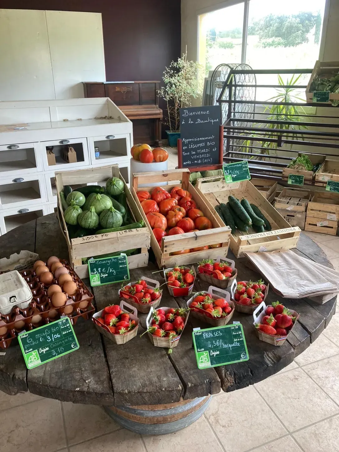 Stand légumes